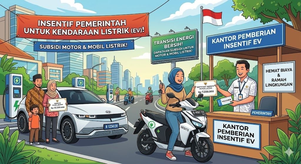 Juli 2026 regulasi insentif EV terbit, motor listrik disuntik subsidi Rp 5 juta