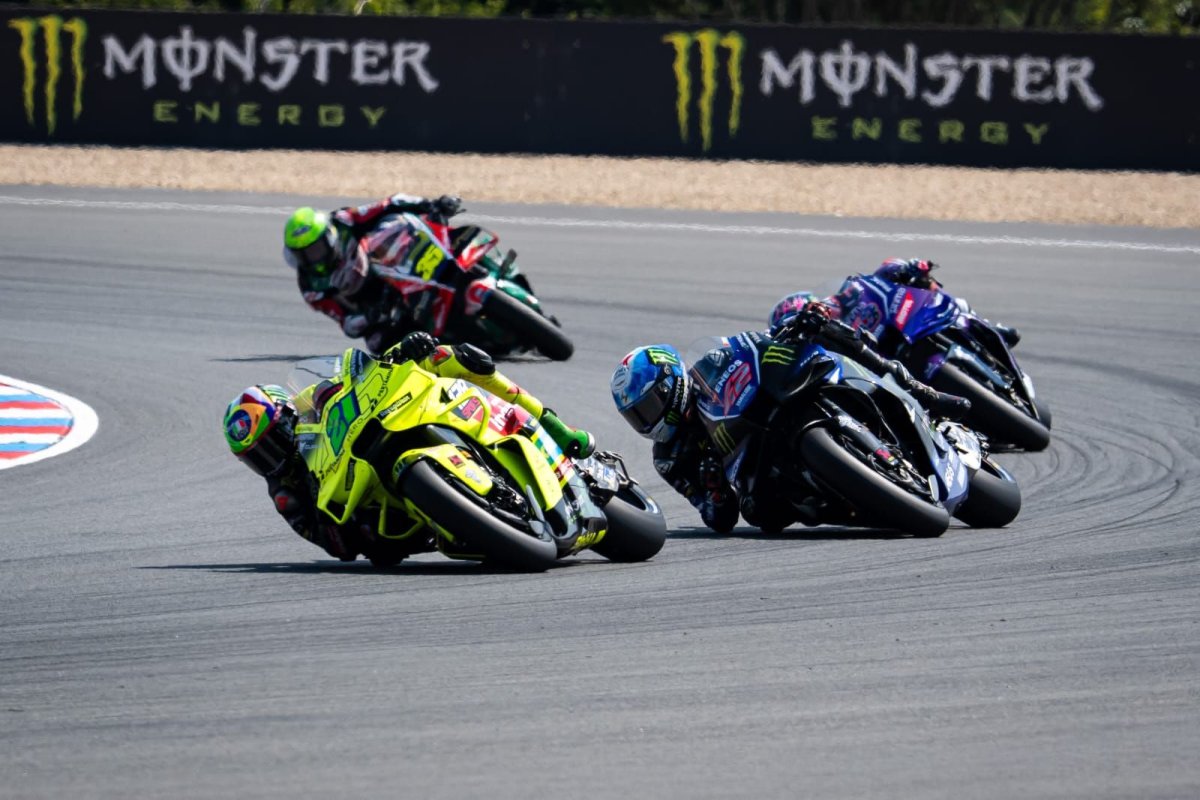 Fabio Di Giannantonio nyaris podium di sprint MotoGP Ceko 2026, pembalap VR46 akui salah pilih ban